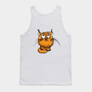 Funny cat cartoon Tank Top